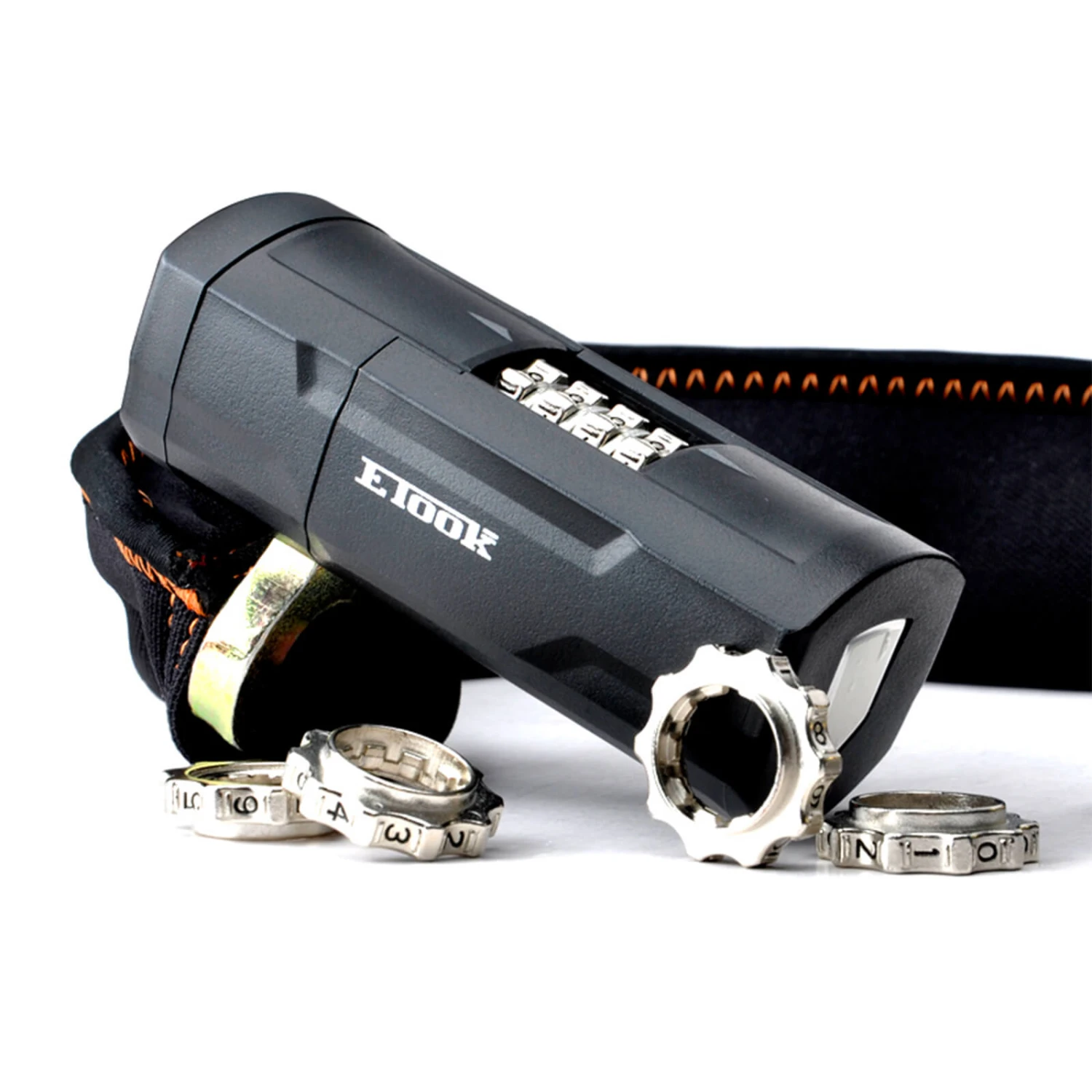 ETook Bike / Scooter Chain Lock ET655XL Black 7 ETook Bike / Scooter Chain Lock ET655XL Black - Image 5