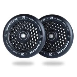 HoneyCore Scooter Wheels | 24mm X 110mm | Black/Black