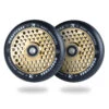HoneyCore Wheels | 24mm X 110mm | Black/Gold 1 HoneyCore Wheels | 24mm X 110mm | Black/Gold -Scoot and Skate Haven 9350759048428RootIndustries 110mmHoneycoreWheels Black GoldWheels 110mm 03