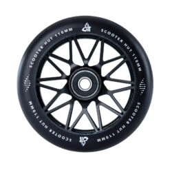 DNA Scooter Wheels | 24mm X 110mm | Black/Black -Scoot and Skate Haven 9350759081883 SCOOTERHUT Wheels 24X110mm DNA Black Black 02