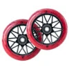 DNA Scooter Wheels | 24mm X 120mm | Clear Red Marble/Black -Scoot and Skate Haven 9350759081906 SCOOTERHUT Wheels 24x120mm DNA ClearRed MarbleBlack 01