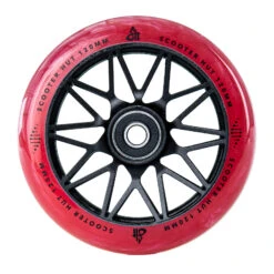 DNA Scooter Wheels | 24mm X 120mm | Clear Red Marble/Black -Scoot and Skate Haven 9350759081906 SCOOTERHUT Wheels 24x120mm DNA ClearRed MarbleBlack 02