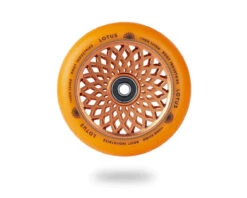 Lotus Radiant Scooter Wheels | 24mm X 110mm | Orange/Orange -Scoot and Skate Haven 9350759094159 ROOT INDUSTRIES Wheels 24 x 110mm Lotus Radiant Orange Orange 02 21350.1620625135.1280.1280 1
