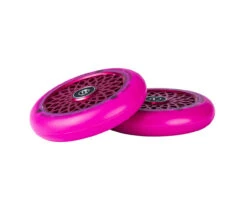 Lotus Radiant Scooter Wheels | 24mm X 110mm | Pink/Pink -Scoot and Skate Haven 9350759094166 ROOT INDUSTRIES Wheels 24 x 110mm Lotus Radiant Pink Pink 03 71660.1639719009.1280.1280