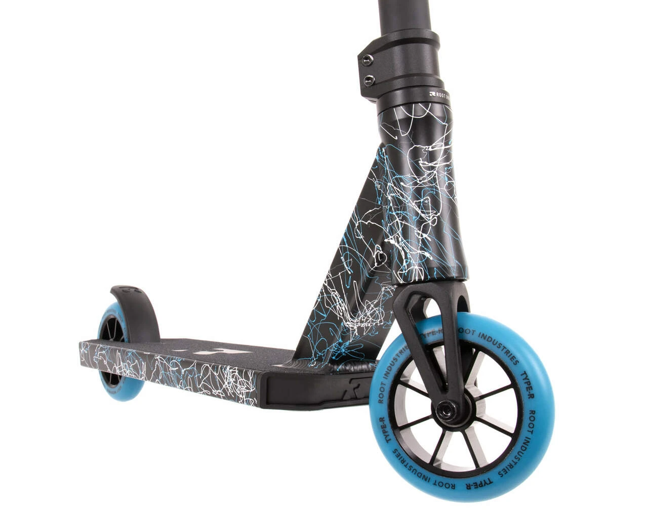 Type R Mini Kids Pro Scooter - Splatter Blue/White 9 Type R Mini Kids Pro Scooter - Splatter Blue/White - Image 7