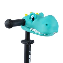 Scootee Cuteez Dinosaur Head | Green -Scoot and Skate Haven 9350759105190 I GLIDE Accessories Scootee Cuteez Dinosaur Head Green 4 92882.1640820409.1280.1280