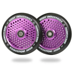 HoneyCore Wheels | 24mm X 120mm |Black/Purple