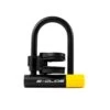 E-Glide EGL14-150 Alarm Scooter U Lock | Black & Yellow -Scoot and Skate Haven Compressed E GlideULock150 1