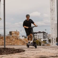 Dualtron Mini Long Deck Electric Scooter - New 2023 Model | 52V15.6Ah | Dual Motor -Scoot and Skate Haven DualtronMiniLongDeckLifestyle2