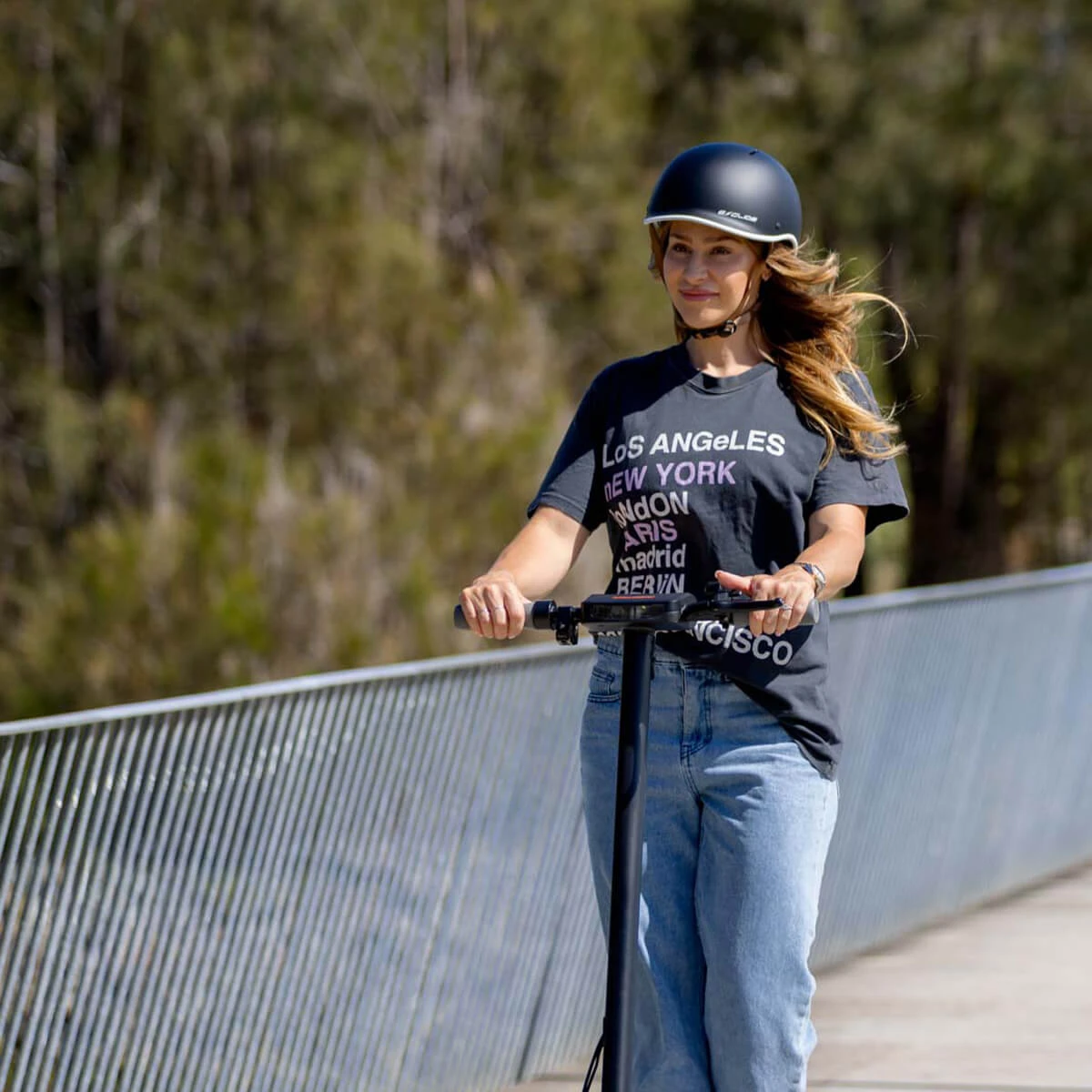 E-Glide Urban Electric Scooter Helmet, Matte Black 9 E-Glide Urban Electric Scooter Helmet, Matte Black - Image 7