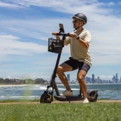 Electric Scooter Basket - Metal - Scooter Hut -Scoot and Skate Haven ElectricScooterBasketMetal1