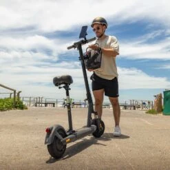 Electric Scooter Basket - Metal - Scooter Hut -Scoot and Skate Haven ElectricScooterBasketMetal4