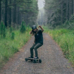 HADEAN BAMBOO ALL-TERRAIN Electric Skateboard -Scoot and Skate Haven Had Bamboo AT Lifestyle 1