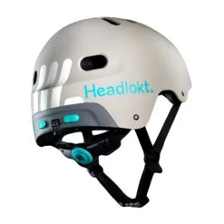 Headlokt Lockable Helmet | Matte White -Scoot and Skate Haven HeadloktHelmetWhite 3