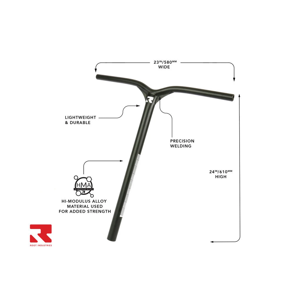 Invictus HMA Aluminium Bar | 610mm X 580mm | Black 5 Invictus HMA Aluminium Bar | 610mm X 580mm | Black - Image 3