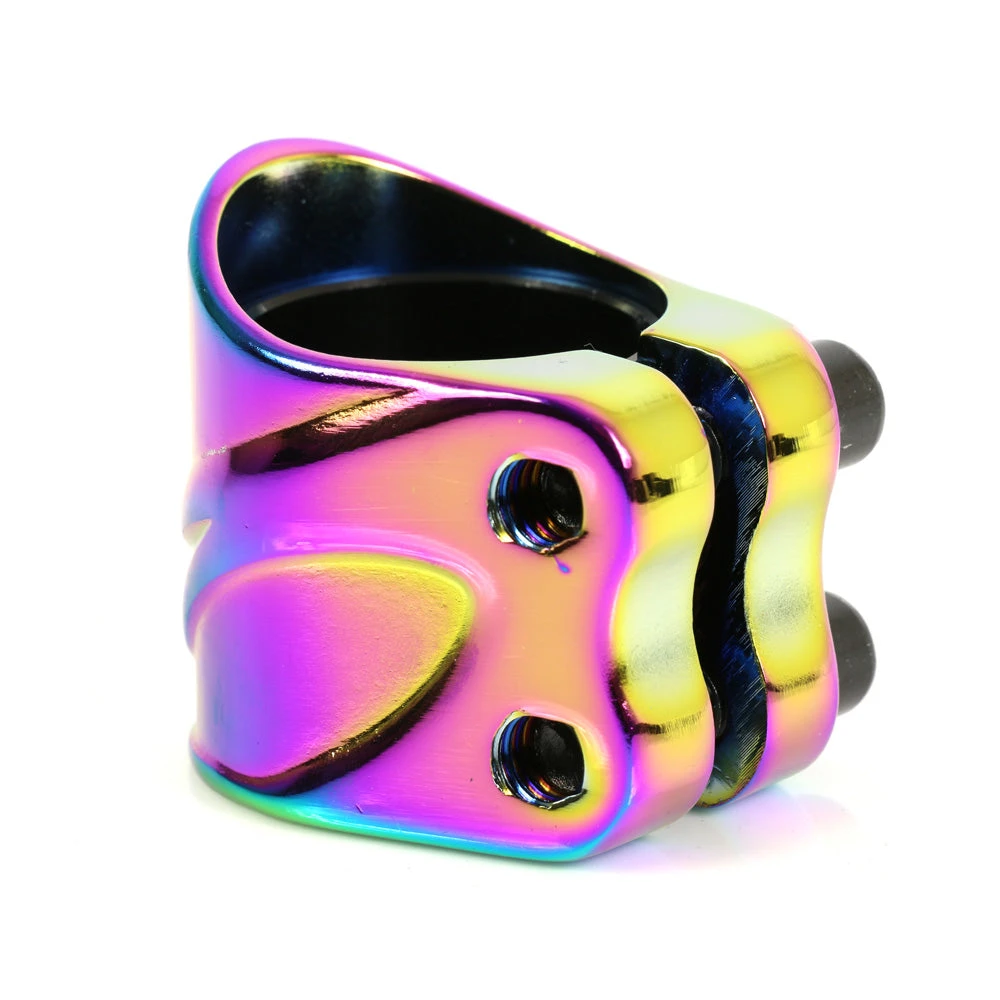 Forged Double Clamp | Oversize | Oil Slick 4 Forged Double Clamp | Oversize | Oil Slick - Image 2