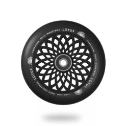 Lotus Scooter Wheels | 24mm X 110mm | Black/Black 8 Lotus Scooter Wheels | 24mm X 110mm | Black/Black -Scoot and Skate Haven LotusWheels110mmx24mm Black Black 01 9350759094104