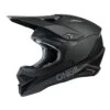 O'Neal 2023 3 SRS Solid V.23 Full Face Helmet | Flat Black -Scoot and Skate Haven ON 21 HELMET 3SERIES SOLID BLACK LSIDE RGB