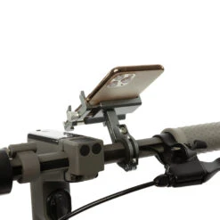 GUB Pro3 Electric Scooter Phone Holder | Titanium -Scoot and Skate Haven PhoneHolder Grey 4