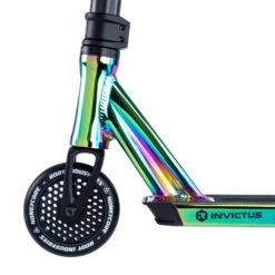 Invictus 2 Pro Scooter | Black/Rocket Fuel -Scoot and Skate Haven RootIndustries Invictus2 RocketFuelStudio 9350759081739 7