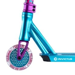 Invictus 2 Pro Scooter | Teal/Purple -Scoot and Skate Haven RootIndustries Invictus2 TealPurpleStudio 93507591024655 8