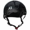 Mini Lifer Certified Helmet | Black Glitter -Scoot and Skate Haven S1 Helmet MINILIFER BlackGlitter 01