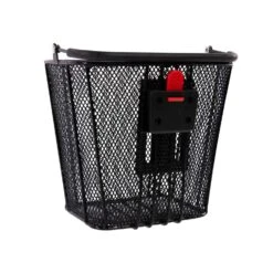 Electric Scooter Basket - Metal - Scooter Hut -Scoot and Skate Haven ScooterHutRattanBasketWEB 0U3A1863 Edit