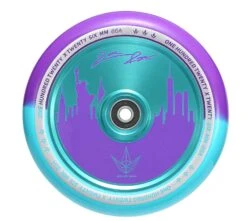Envy Jon Reyes Signature Scooter Wheels | 24mm X 120mm | Purple/Teal | SINGLE