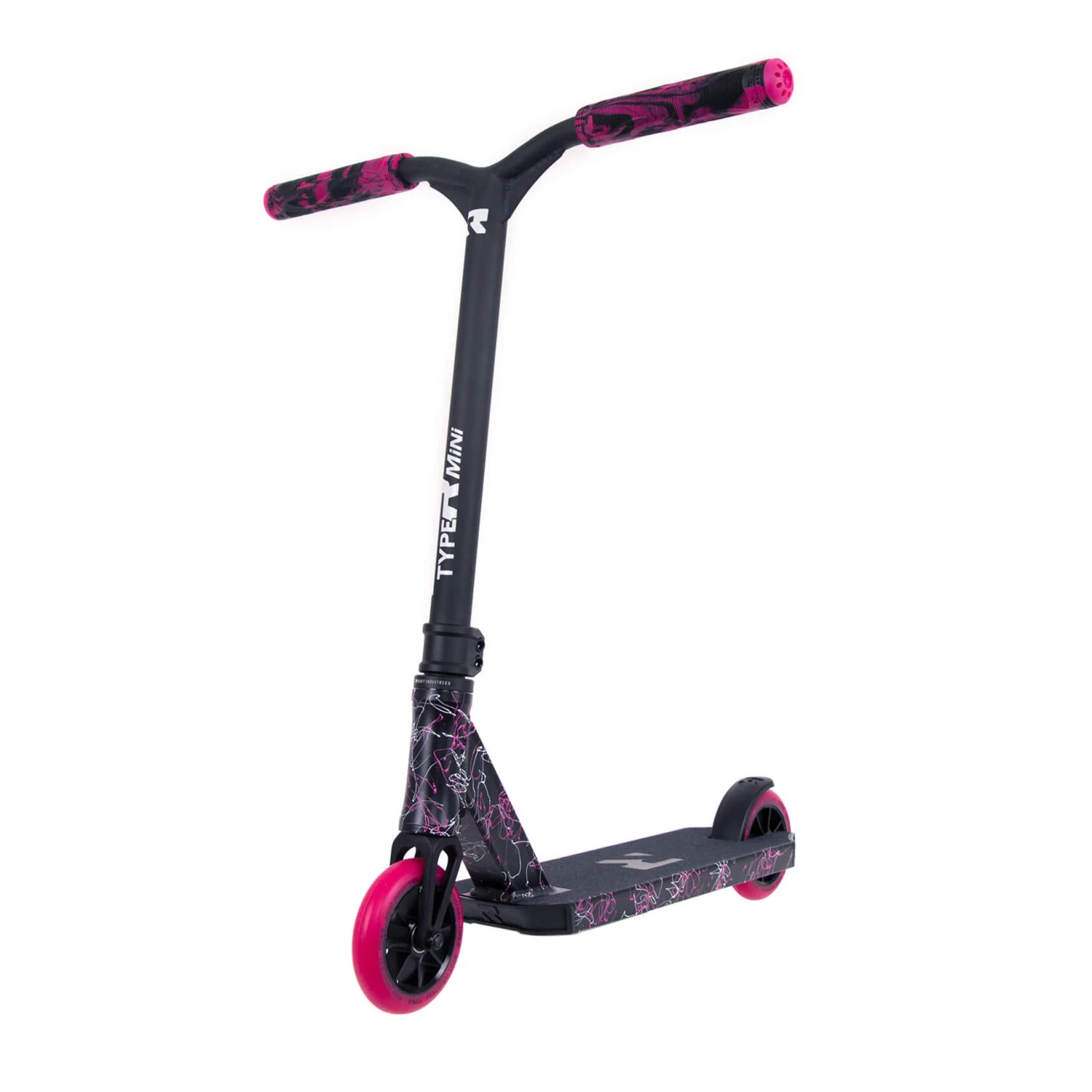 Type R Mini Kids Pro Scooter - Splatter Pink/White 3 Type R Mini Kids Pro Scooter - Splatter Pink/White
