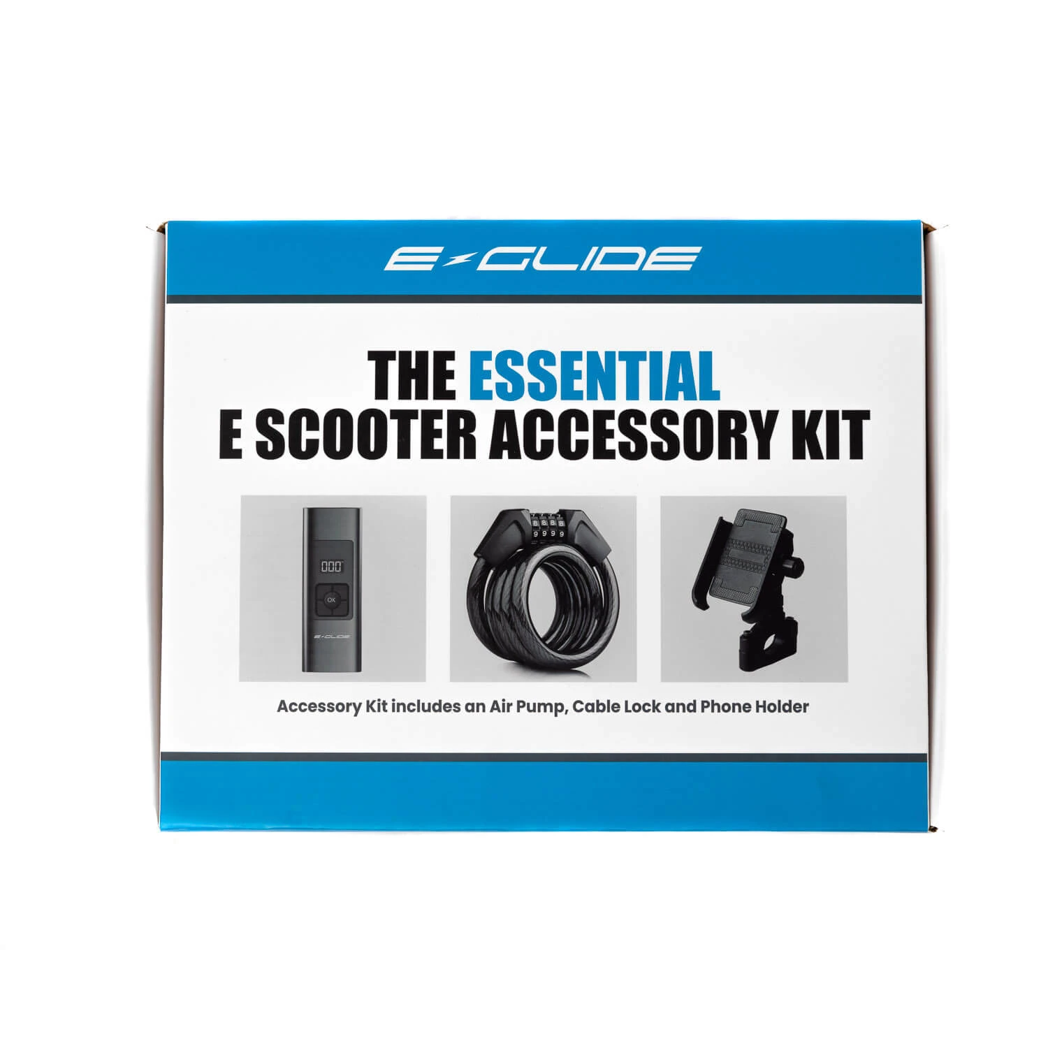 E-Glide E Scooter Kit | Air Pump | Cable Lock | Phone Holder 6 E-Glide E Scooter Kit | Air Pump | Cable Lock | Phone Holder - Image 4