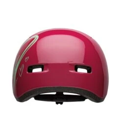 Bell Lil Ripper Kids Helmet | Pink Adore -Scoot and Skate Haven bell lil ripper youth helmet adore gloss pink back