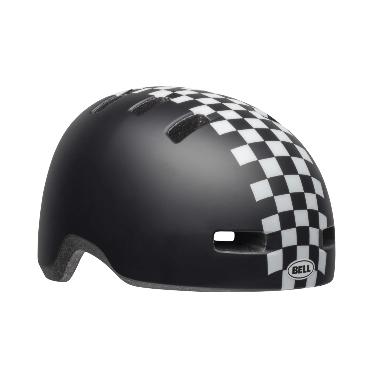 Bell Lil Ripper Kids Helmet | Checkers Matte Black/White 3 Bell Lil Ripper Kids Helmet | Checkers Matte Black/White