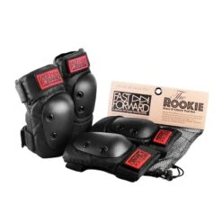 Fast Forward | Rookie | Knee + Elbow Pad Set -Scoot and Skate Haven ffwd rookie set on packaging