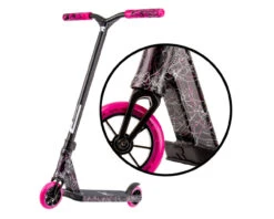 Type R Pro Scooter - Pink/White -Scoot and Skate Haven root industries type r complete scooter black pink white frontdetail 9350759078906 00267.1627624081.1280.1280